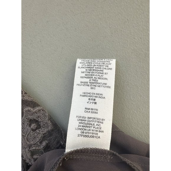 Free People Mirror Mirror Sequin Tunic Top Womens S Brown Cutout Nylon Boho - Picture 9 of 11